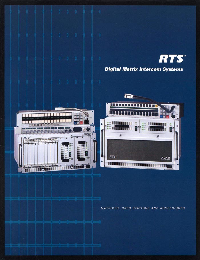 RTS CAT.GEN. 2000/04 DIGITAL MATRIX INTERCOM SYSTEM