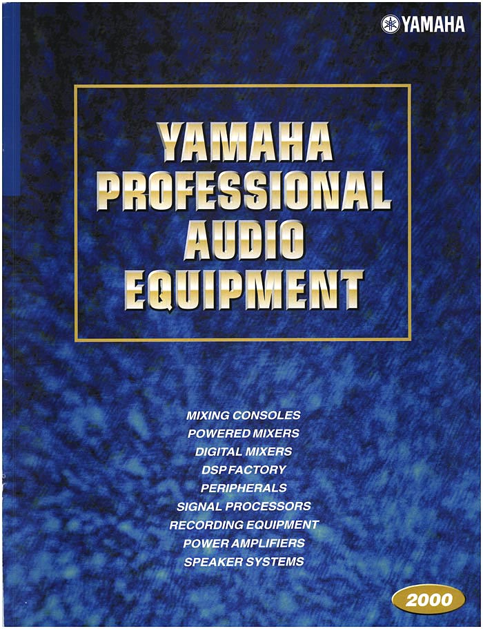 YAMAHA CAT.GEN. 2000    PROFESSIONAL AUDIO EQUIPMENT (JPG/OK2)
