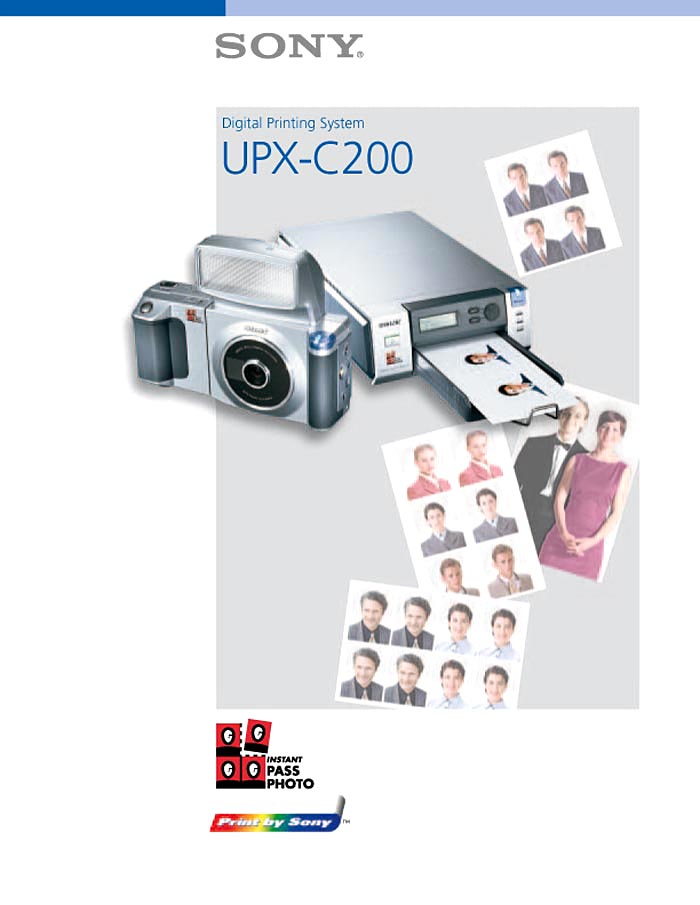 SONY UPXC200 BROCHURE MK10010V2OHB03JUN (PDF)