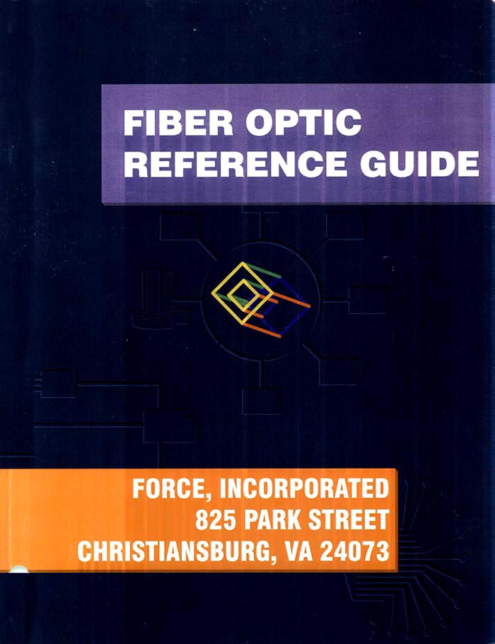 FORCE INC. TRATTATO "FIBER OPTIC REFERENCE GUIDE 1995" (JPG/PDF)