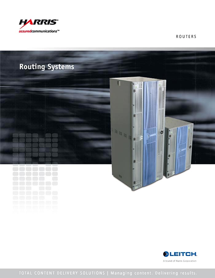 LEITCH INTEGRATOR ROUTING SYSTEM BROCHURE (PDF)