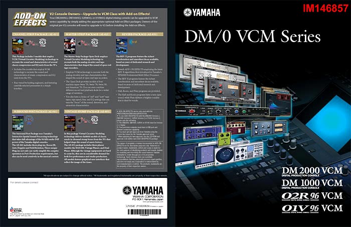 YAMAHA DM/VCM SERIES BROCHURE LPA546 P10020629 (PDF)