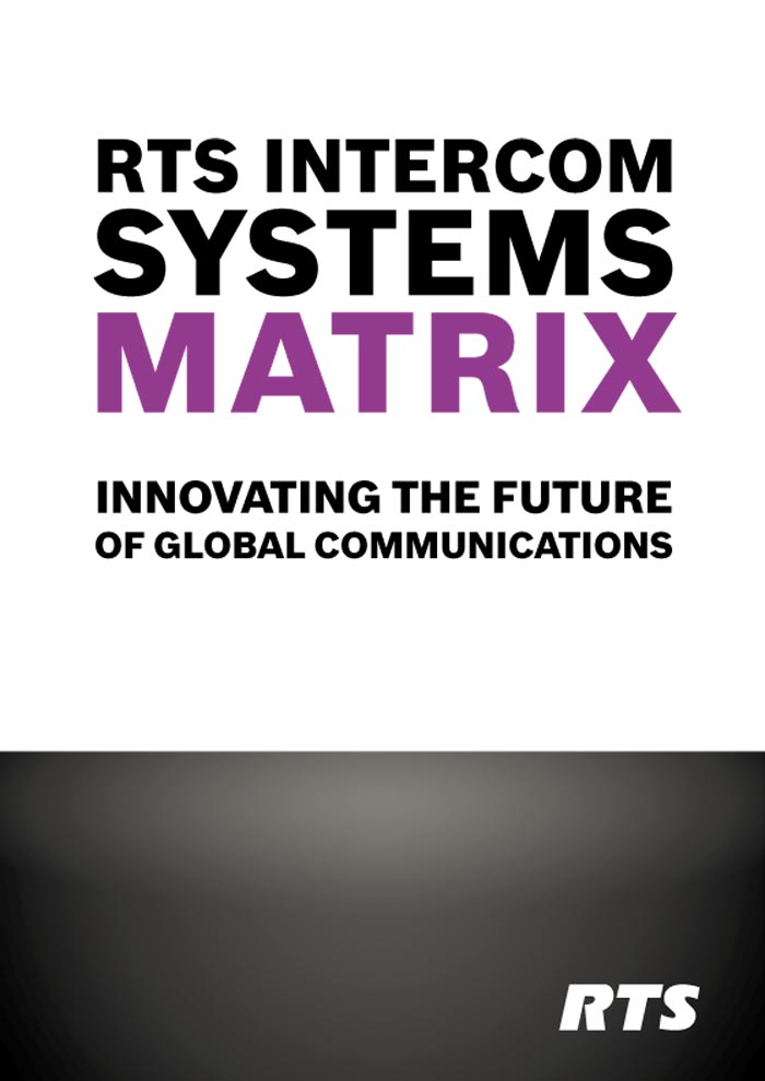 RTS CAT.GEN. 2016/05 "INTERCOM SYSTEMS MATRIX" (PDF)
