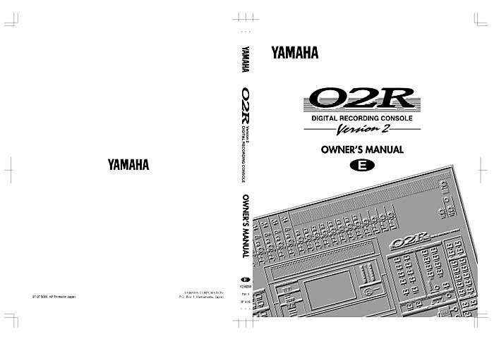 YAMAHA 02R-V.2.0 OWNERS MANUAL (PDF)