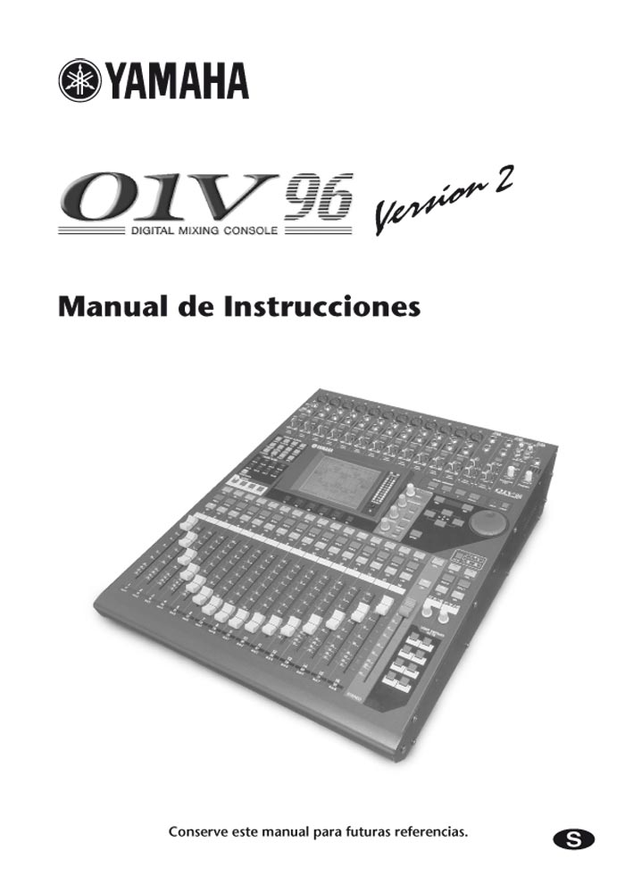 YAMAHA 01V96V2 MANUAL DE INSTRUCCIONES (PDF)
